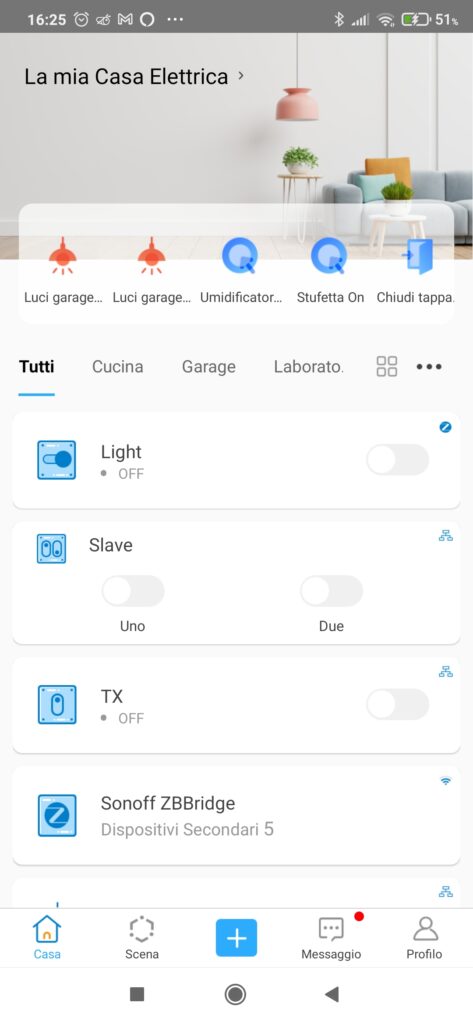 Accoppiamento e gestione Sonoff Zigbee Mini con eWeLink e Sonoff ZBBridge