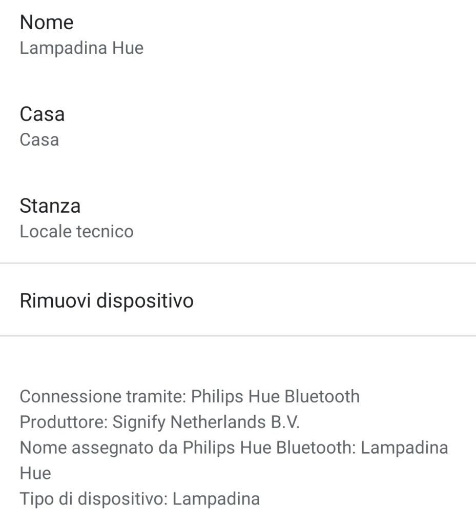 App Google Home Philips Hue