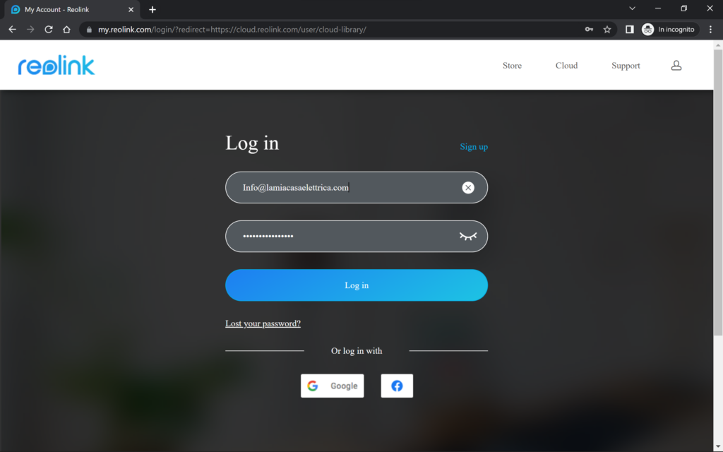 Reolink Cloud Italia