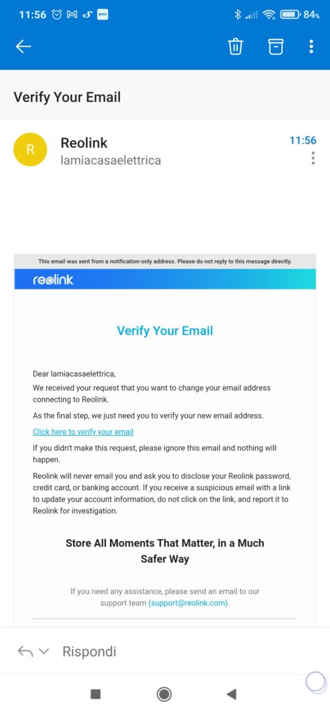 Reolink Cloud Italia