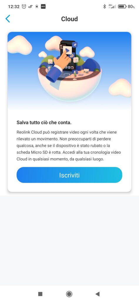 Reolink Cloud Italia