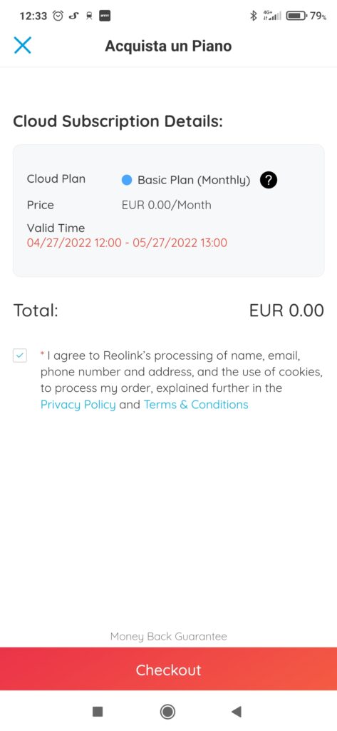 Reolink Cloud Italia