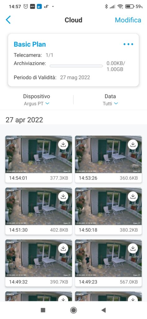 Reolink Cloud Italia