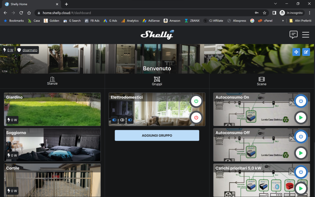 Shelly Cloud Web
