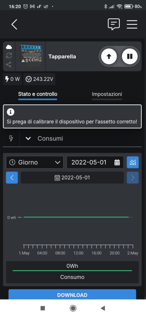 Shelly 2.5 tapparelle